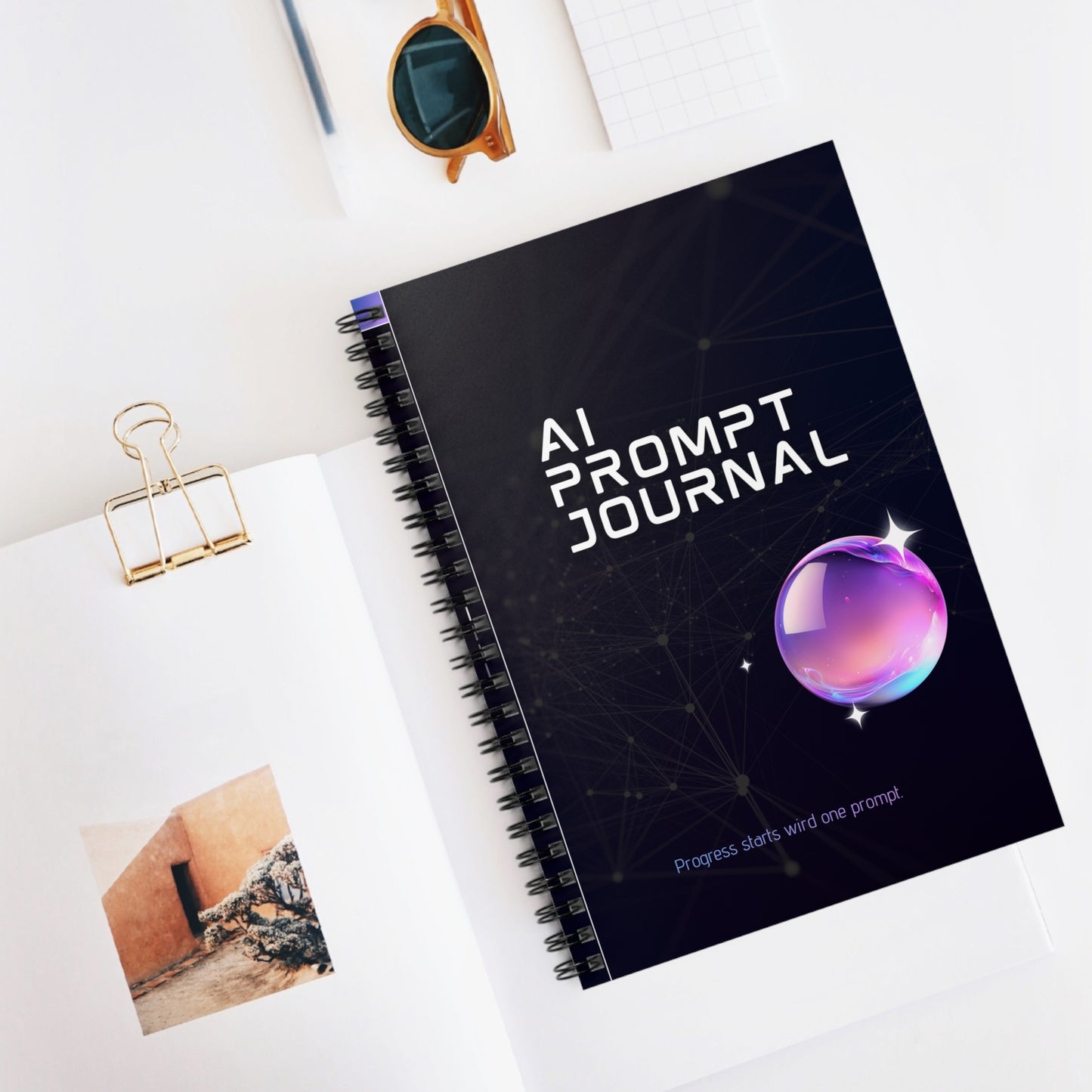 AI Prompt Journal - Dark Edition