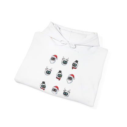 Festive AI Hoodie – Holiday Bot Edition (Unisex)
