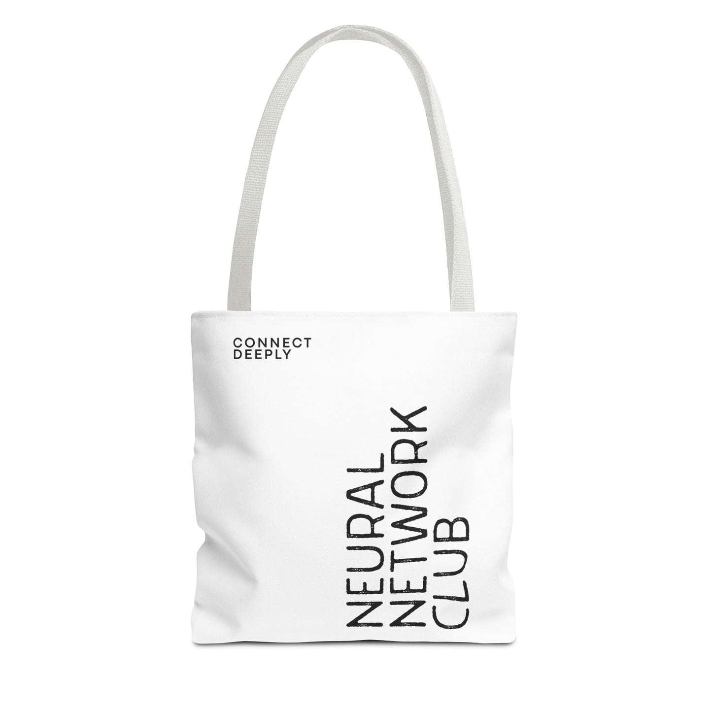 Neural Network Club Tote Bag - White Edition | theflowdrop collective