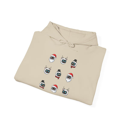 Festive AI Hoodie – Holiday Bot Edition (Unisex)