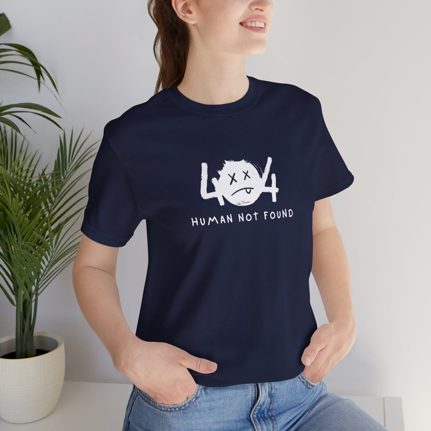 404 Human Not Found Unisex Tee – Visual Edition