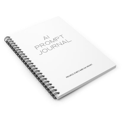 AI Prompt Journal – Minimal White Edition