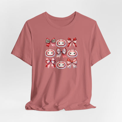 AI Love Pattern Tee - Valentine Edition