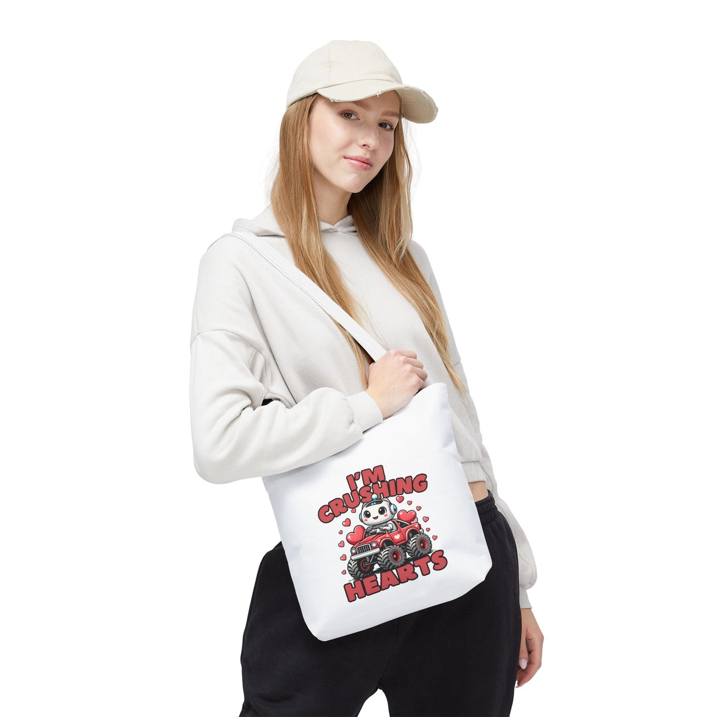 I’m Crushing Hearts - Valentine Statement Tote Bag