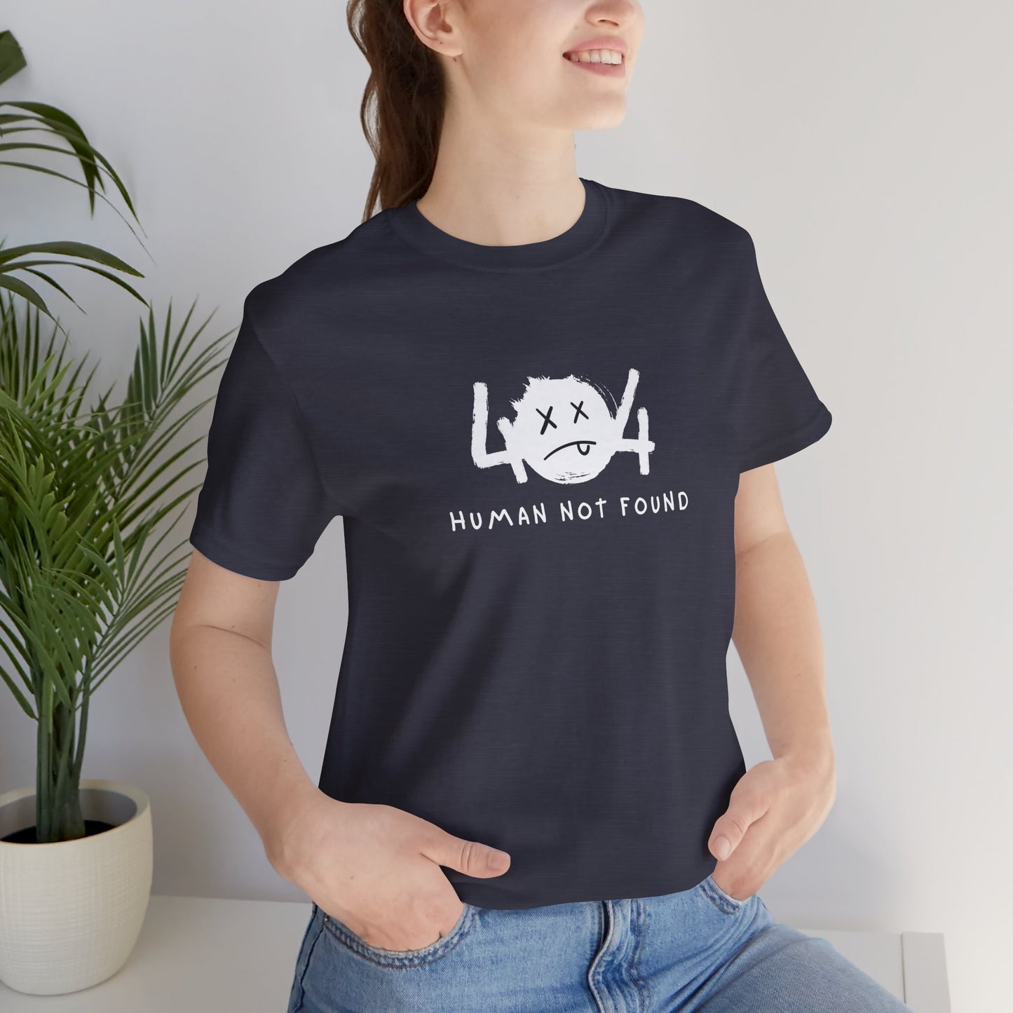 404 Human Not Found Unisex Tee – Visual Edition