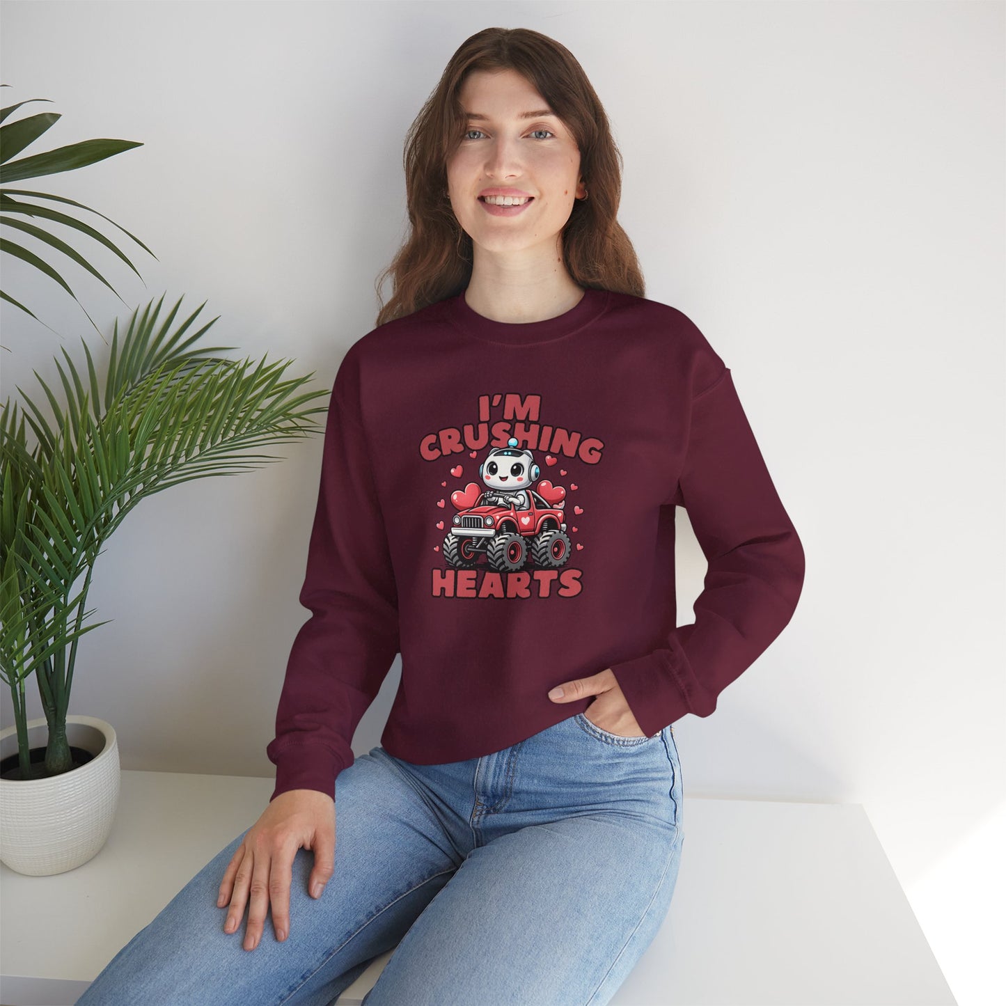 I’m Crushing Hearts - Valentine Statement Crewneck