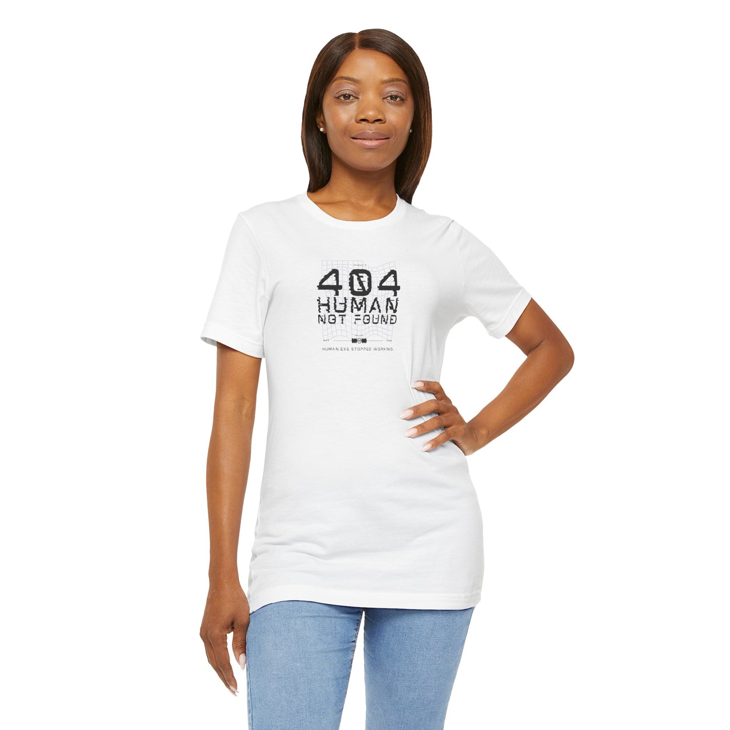 404 Human Not Found Unisex Tee