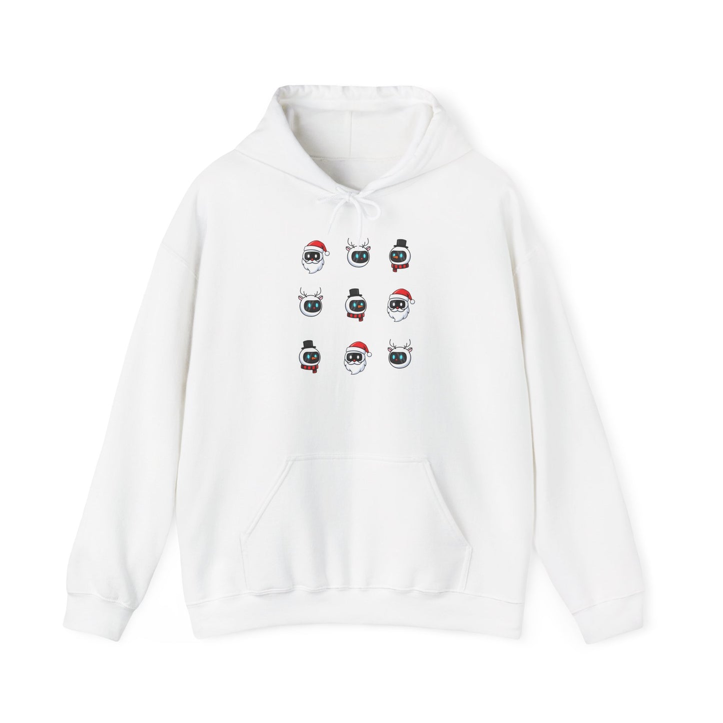 Festive AI Hoodie – Holiday Bot Edition (Unisex)