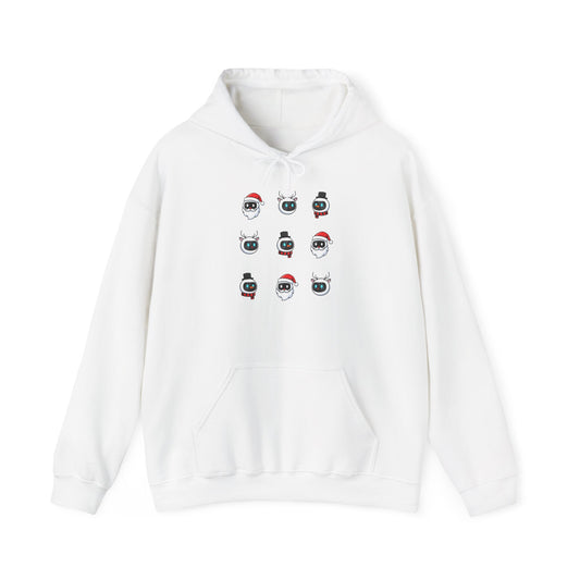 Festive AI Hoodie – Holiday Bot Edition (Unisex)