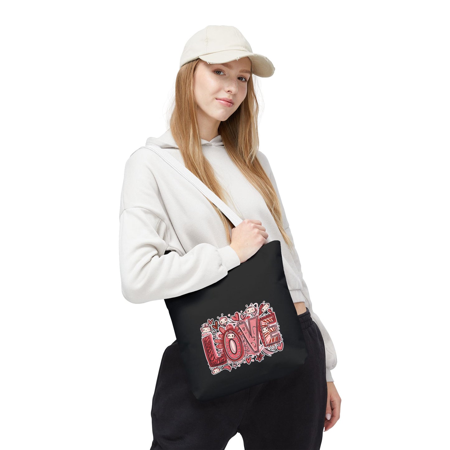 LOVE. AI Valentine Tote Bag