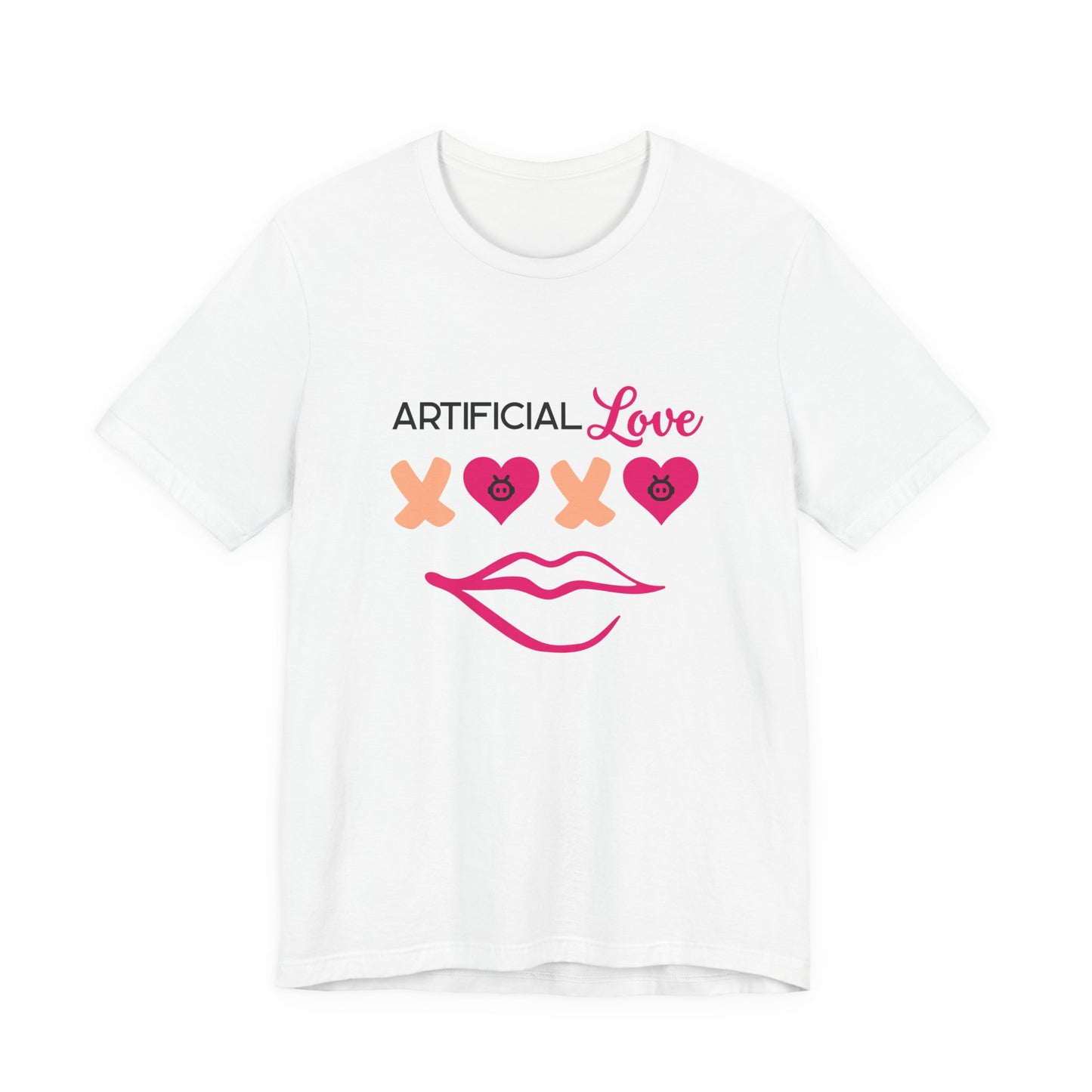 Artificial Love XOXO. Unisex Valentine Graphic Tee