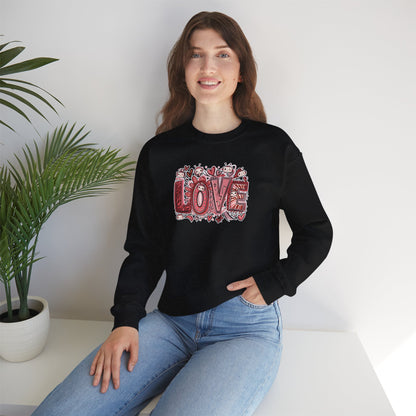 LOVE. AI Valentine Unisex Crewneck Sweatshirt