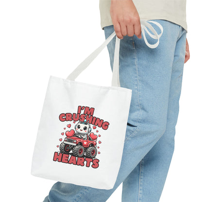 I’m Crushing Hearts - Valentine Statement Tote Bag