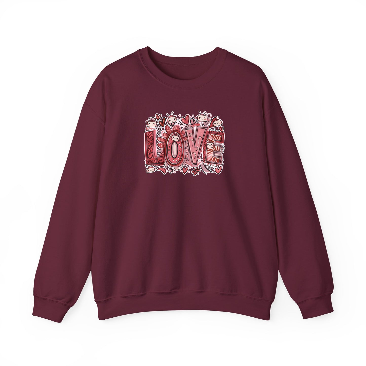 LOVE. AI Valentine Unisex Crewneck Sweatshirt