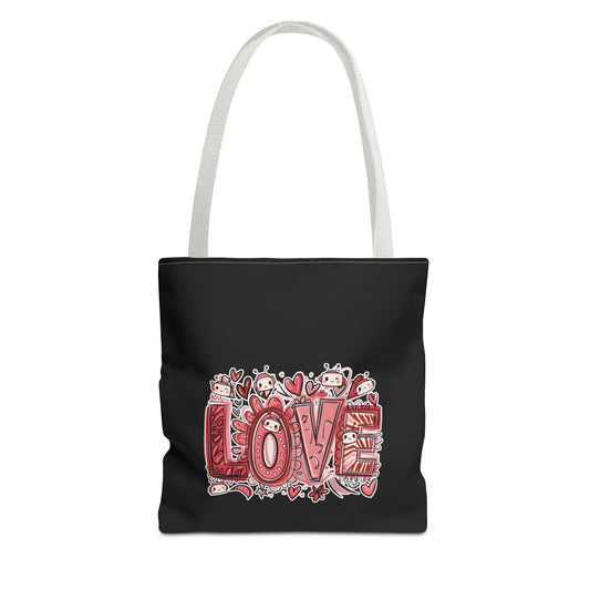 LOVE. AI Valentine Tote Bag