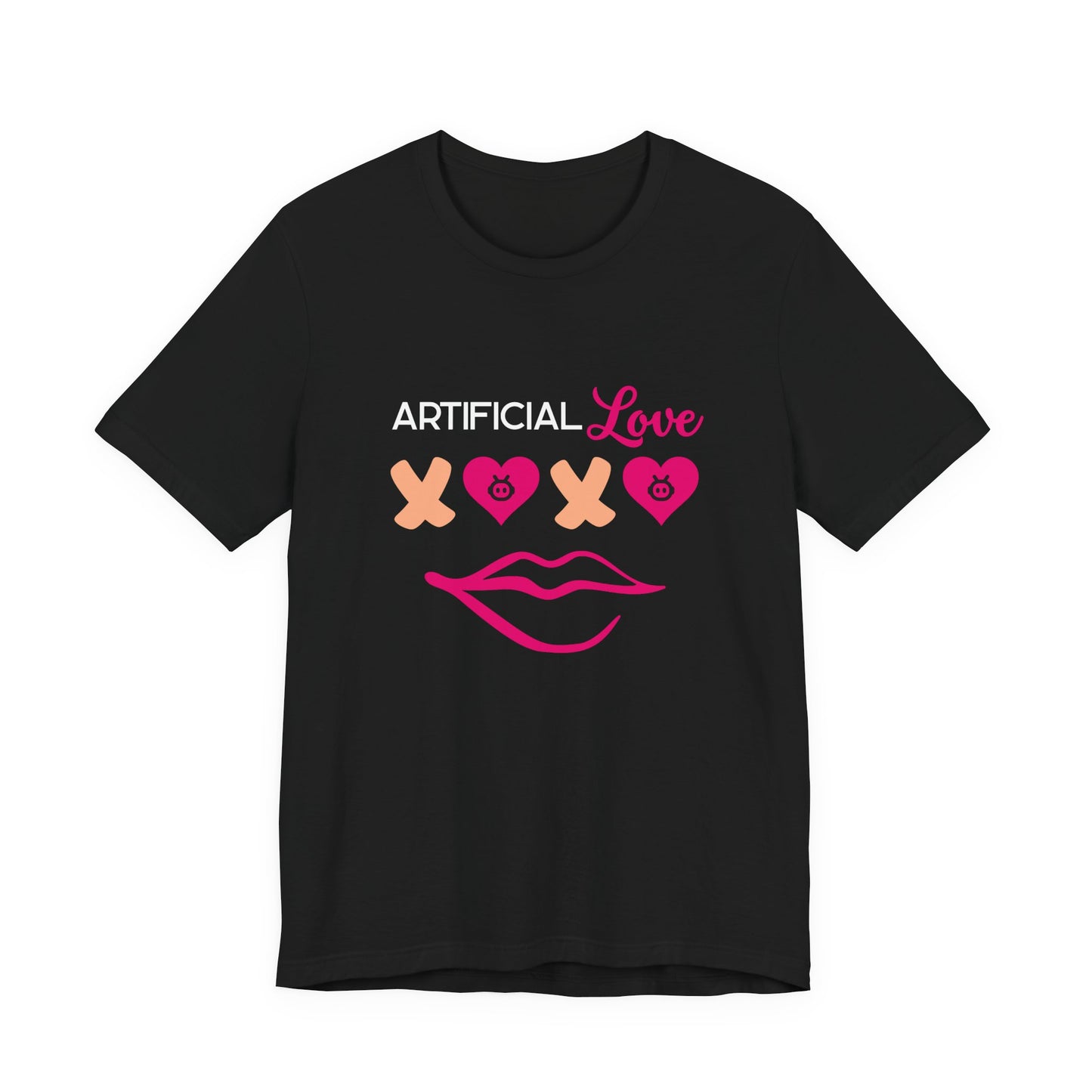 Artificial Love XOXO. Unisex Valentine Graphic Tee