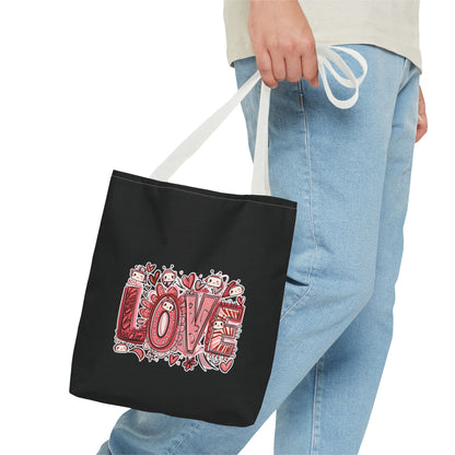 LOVE. AI Valentine Tote Bag