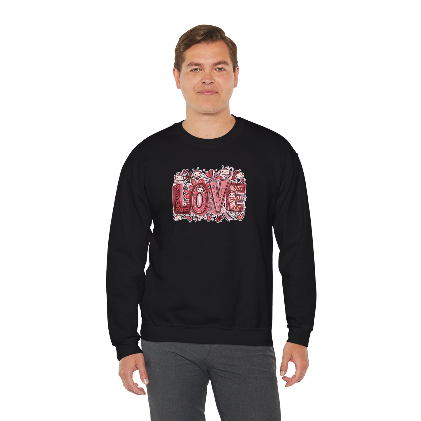 LOVE. AI Valentine Unisex Crewneck Sweatshirt