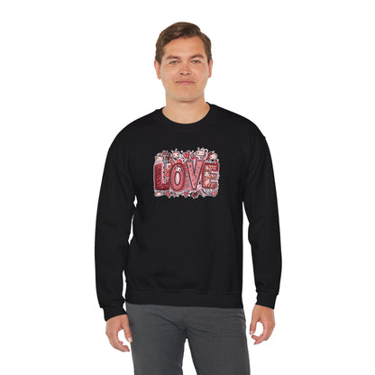 LOVE. AI Valentine Unisex Crewneck Sweatshirt