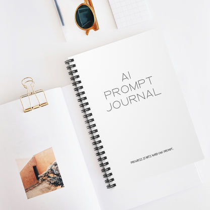 AI Prompt Journal – Minimal White Edition