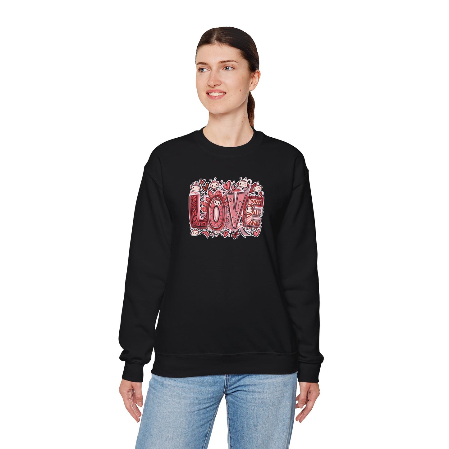 LOVE. AI Valentine Unisex Crewneck Sweatshirt