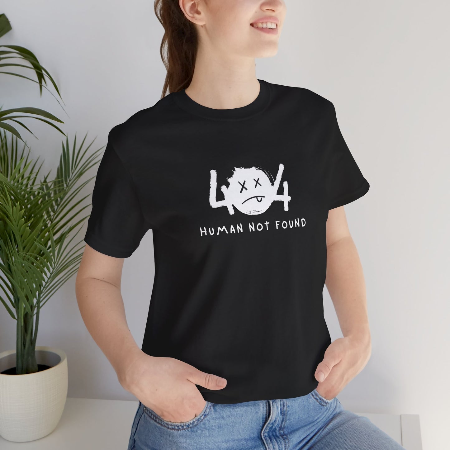 404 Human Not Found Unisex Tee – Visual Edition