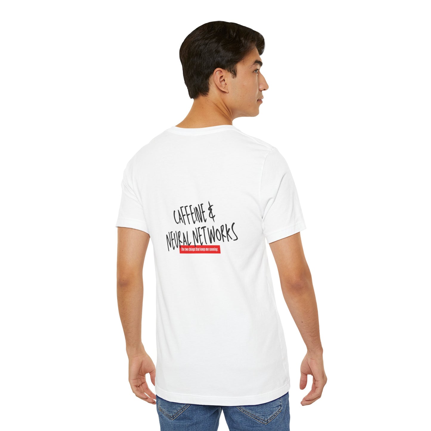 Caffeine & Neural Networks | Dual Print Unisex AI T-Shirt