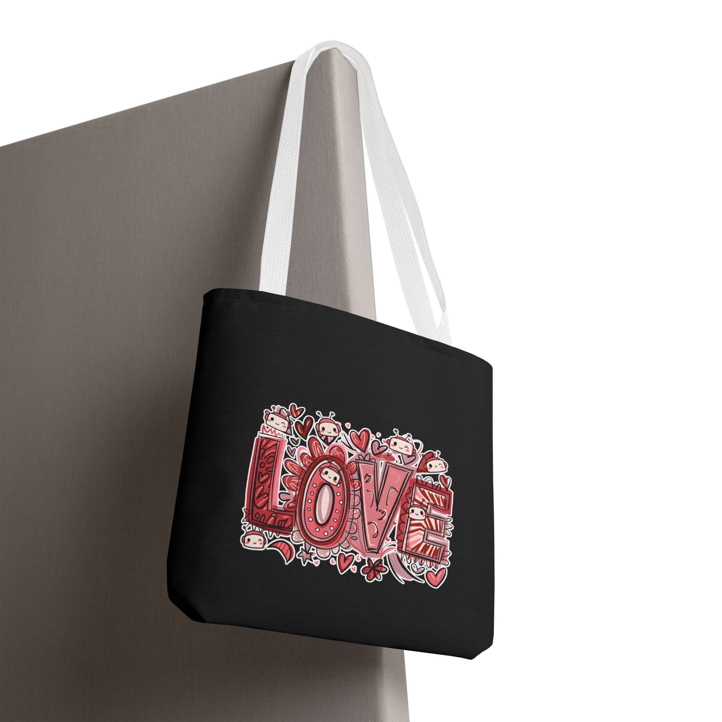 LOVE. AI Valentine Tote Bag
