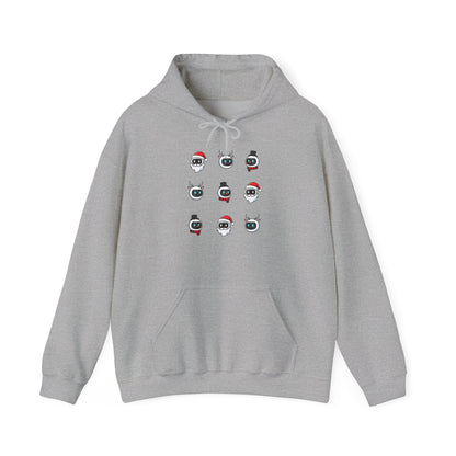 Festive AI Hoodie – Holiday Bot Edition (Unisex)