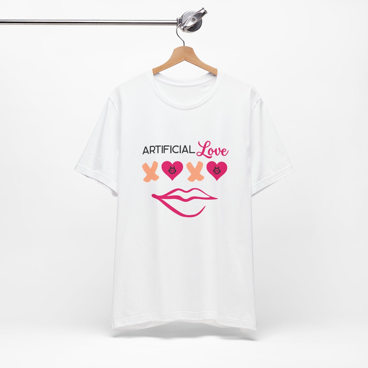 Artificial Love XOXO. Unisex Valentine Graphic Tee