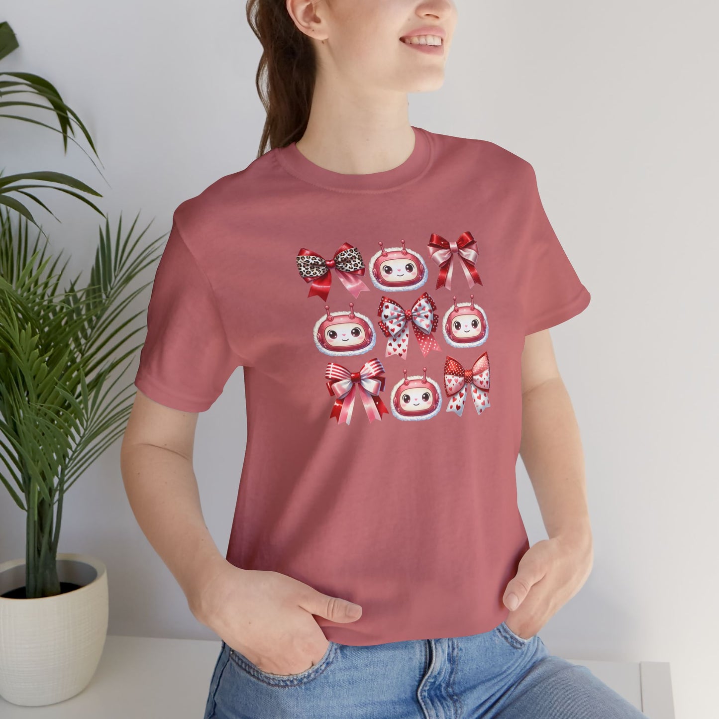 AI Love Pattern Tee - Valentine Edition