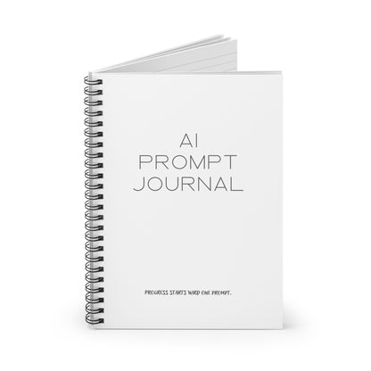 AI Prompt Journal – Minimal White Edition